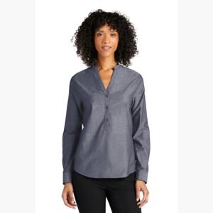 Women's Long Sleeve Chambray Easy Care Shirt Thumbnail