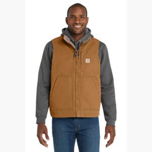 Sherpa Lined Mock Neck Vest Thumbnail