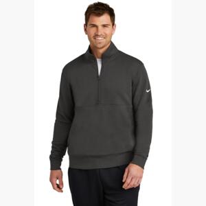 Club Fleece Sleeve Swoosh 1/2 Zip Thumbnail