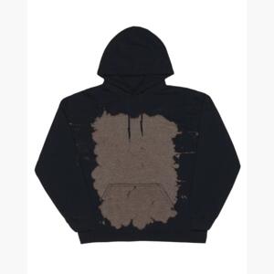 Essential Fleece Bleach Wash Hooded Sweatshirt Thumbnail
