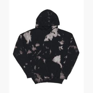 Premium Fleece Bleach Wash Hooded Sweatshirt Thumbnail