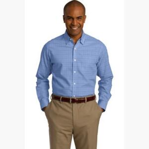 Windowpane Plaid Non Iron Shirt Thumbnail