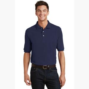 Heavyweight Cotton Pique Polo with Pocket Thumbnail