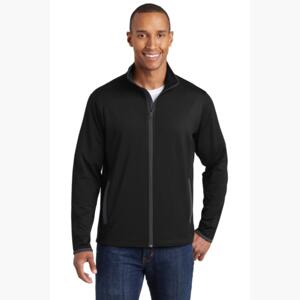 Sport Wick ® Stretch Contrast Full Zip Jacket Thumbnail