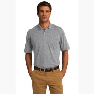 Core Blend Jersey Knit Pocket Polo Thumbnail