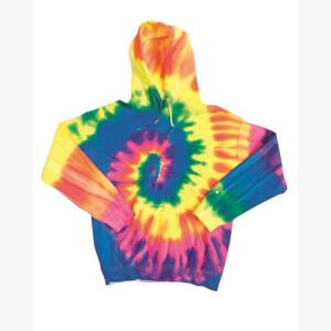 Blended Tie-Dyed Hooded Sweatshirt Thumbnail