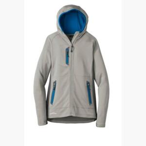 Ladies Sport Hooded Full Zip Fleece Jacket Thumbnail