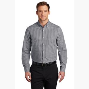 Broadcloth Gingham Easy Care Shirt Thumbnail