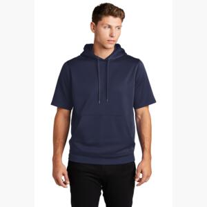 Sport Wick ® Fleece Short Sleeve Hooded Pullover Thumbnail