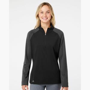 Women's Stripe Block Quarter-Zip Pullover Thumbnail