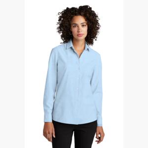 Women's Long Sleeve Stretch Woven Shirt Thumbnail
