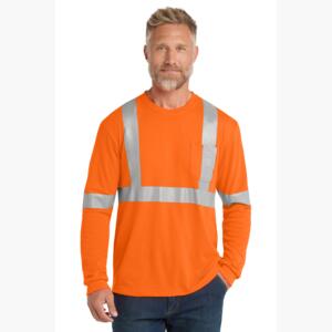 Ansi 107 Class 2 Long Sleeve Safety T Shirt Thumbnail