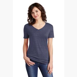 Women's Snow Heather Jersey V Neck T Shirt Thumbnail